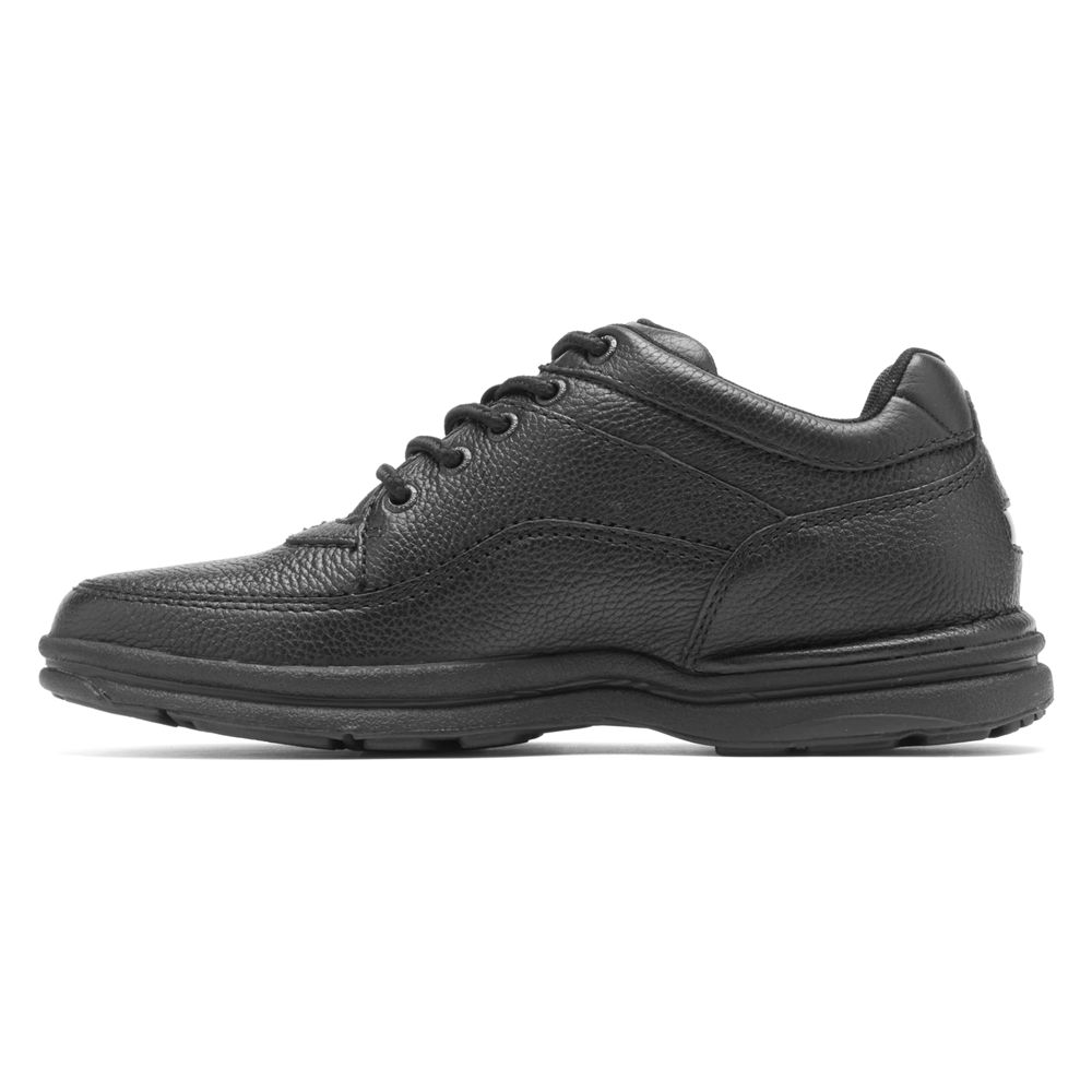 Rockport Sneakers For Mens Black - World Tour Classic Shoe - QR1820765